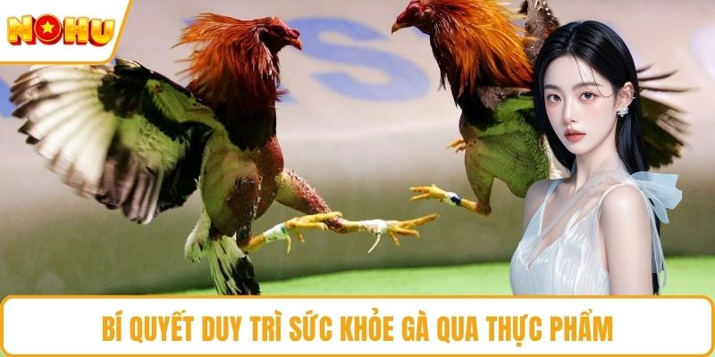 Bí quyết duy trì sức khỏe gà qua thực phẩm