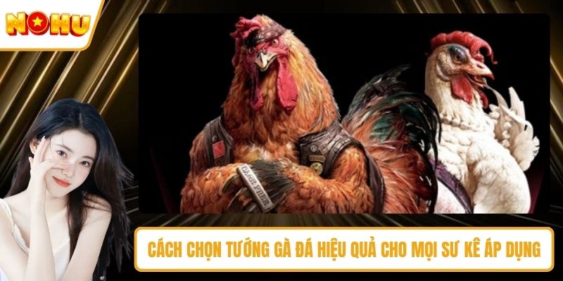 Cách chọn tướng gà đá